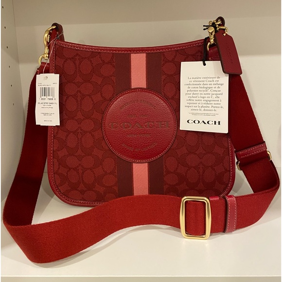 AUTHENTIC NEW SG JAC STRAP DMSY FIL COACH SLING BAG - Picture 2 of 5